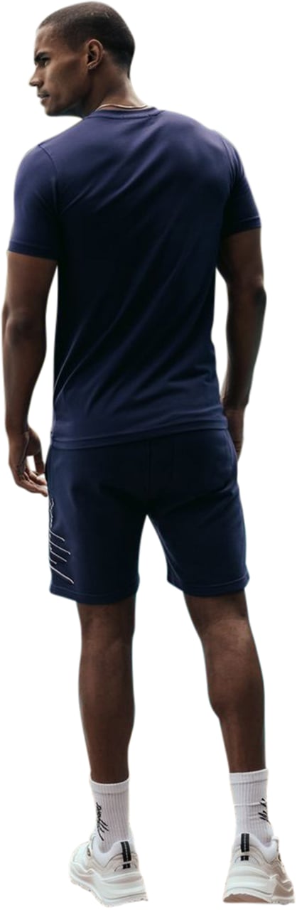 Malelions Duo Essentials T-Shirt - Navy/Pink Blauw