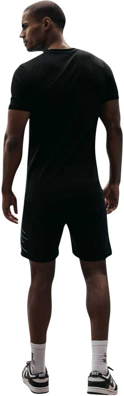 Malelions Duo Essentials T-Shirt - Black/Turq Zwart