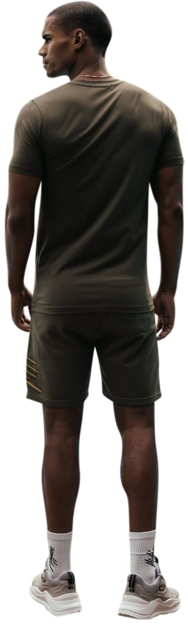 Malelions Duo Essentials Short - Army/Yellow Groen