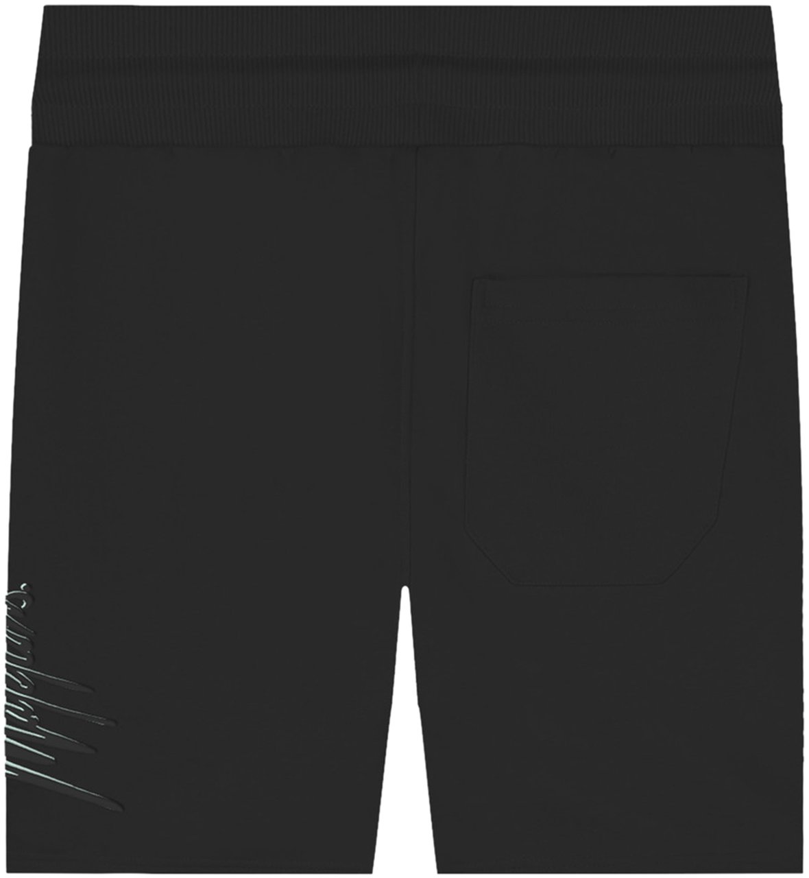 Malelions Duo Essentials Short - Black/Turquo Zwart