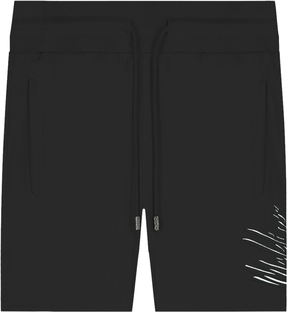 Malelions Duo Essentials Short - Black/Turquo Zwart
