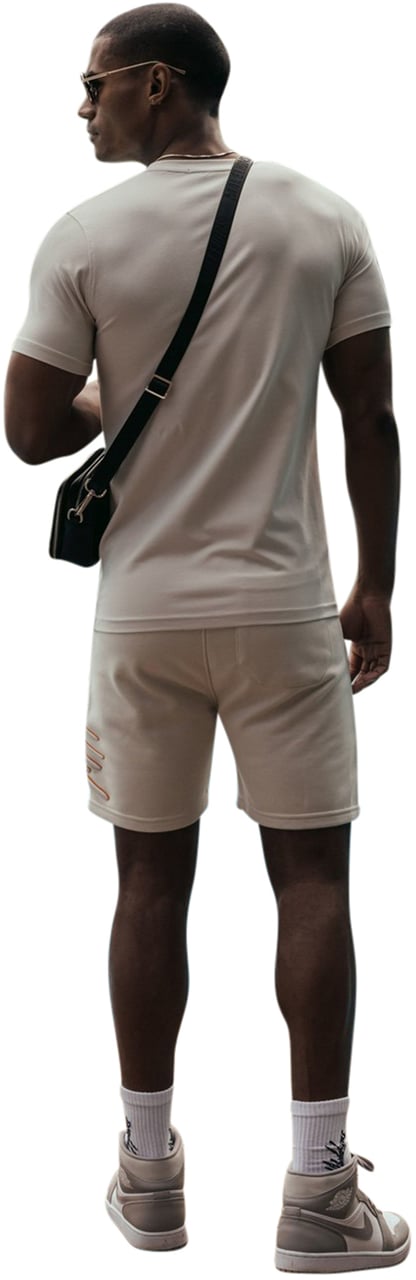 Malelions Duo Essentials Short - Grey/orange Grijs