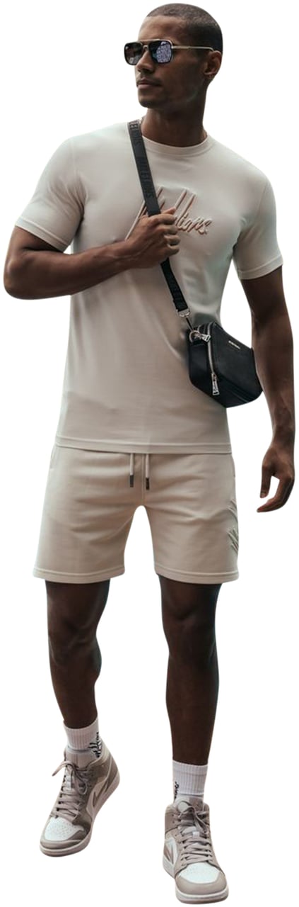 Malelions Duo Essentials Short - Grey/orange Grijs