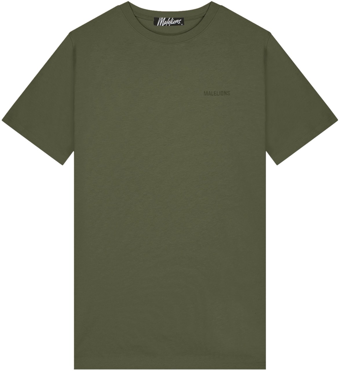 Malelions Logo T-Shirt - Light Army Groen