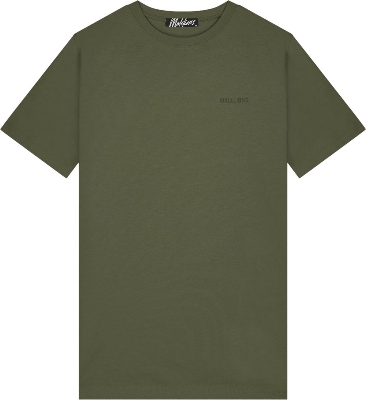Malelions Logo T-Shirt - Light Army Groen