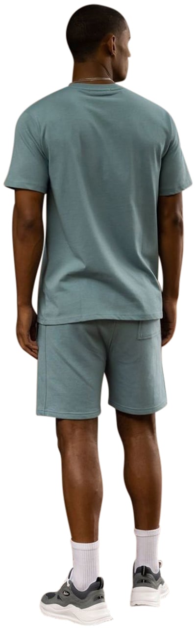 Malelions Logo T-Shirt - Smoke Blue Blauw