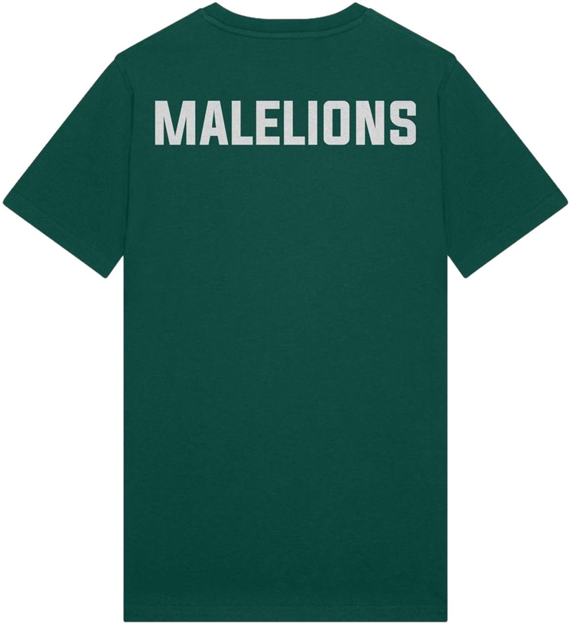 Malelions Logo T-Shirt 2 - Dark Green Groen