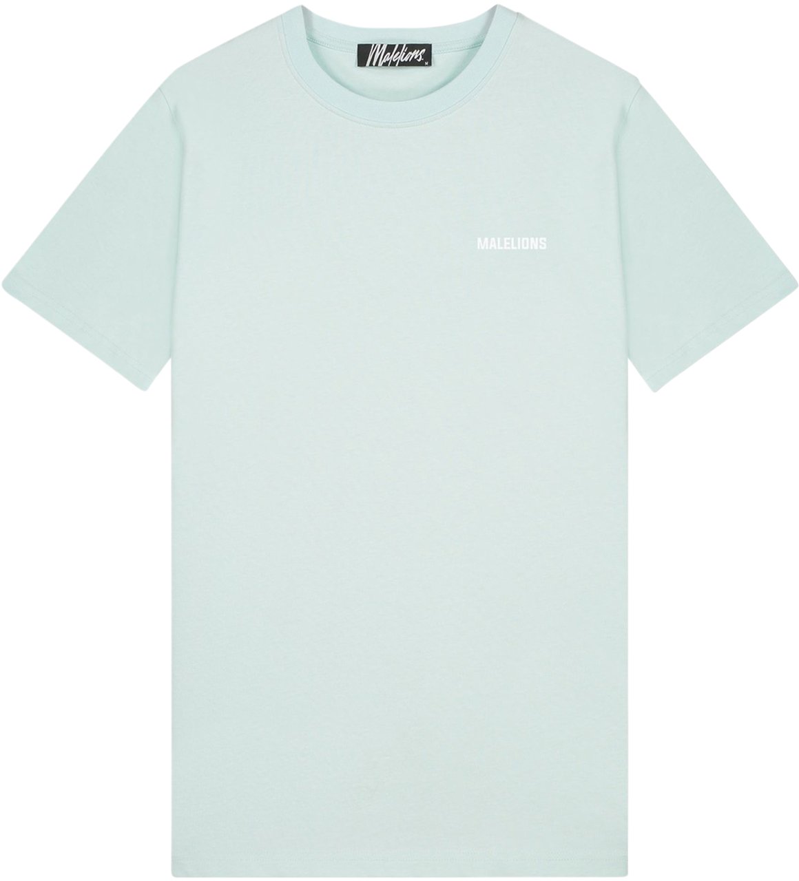 Malelions Logo T-Shirt 2 - Light Blue Blauw