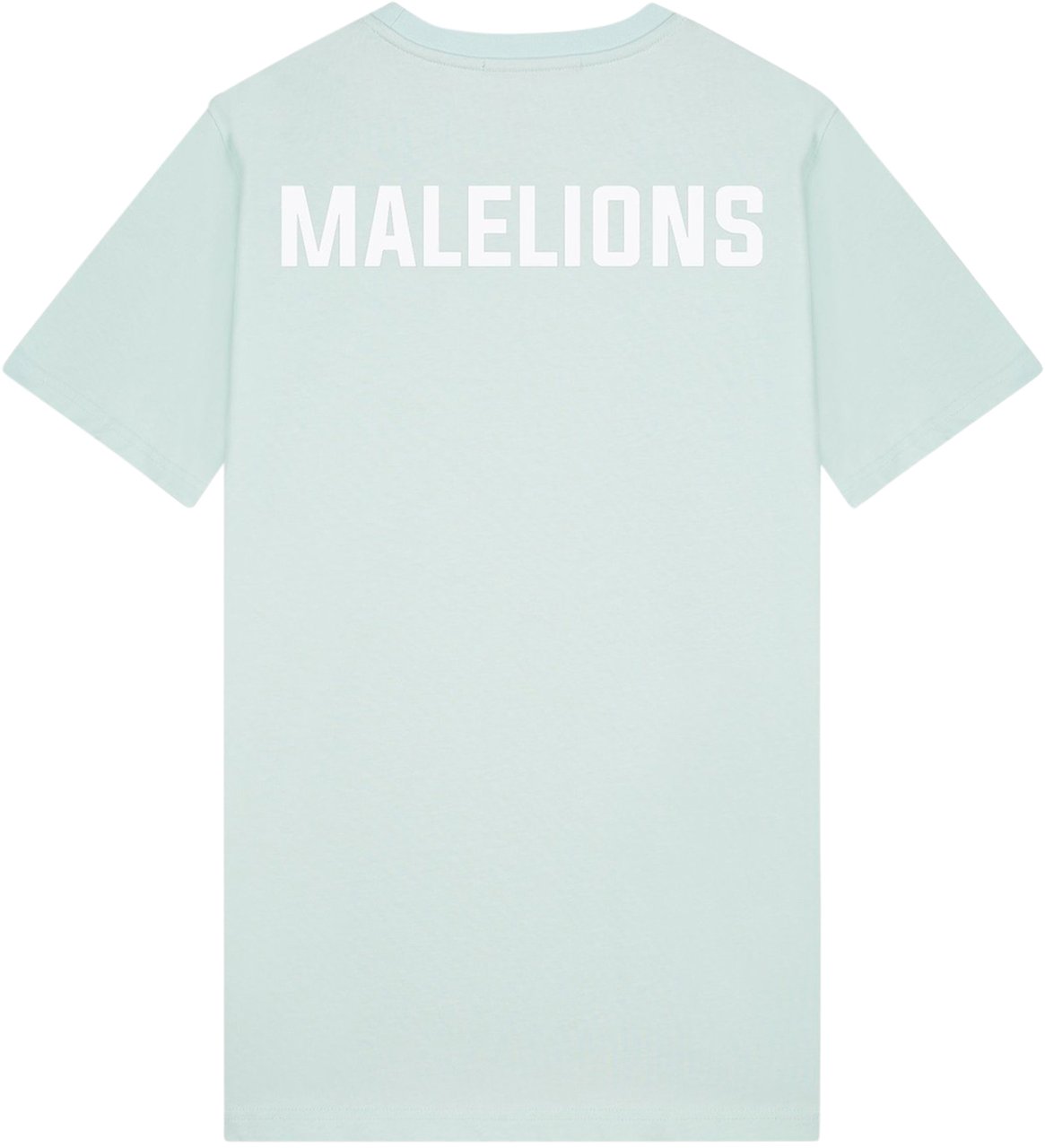 Malelions Logo T-Shirt 2 - Light Blue Blauw