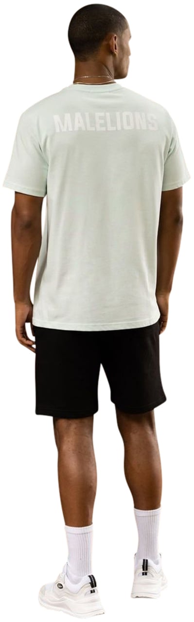 Malelions Logo T-Shirt 2 - Light Blue Blauw