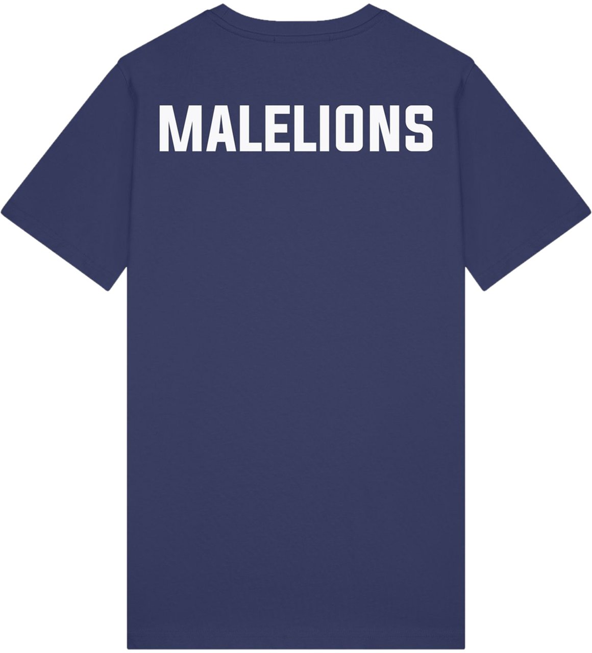 Malelions Logo T-Shirt 2 - Navy Blauw