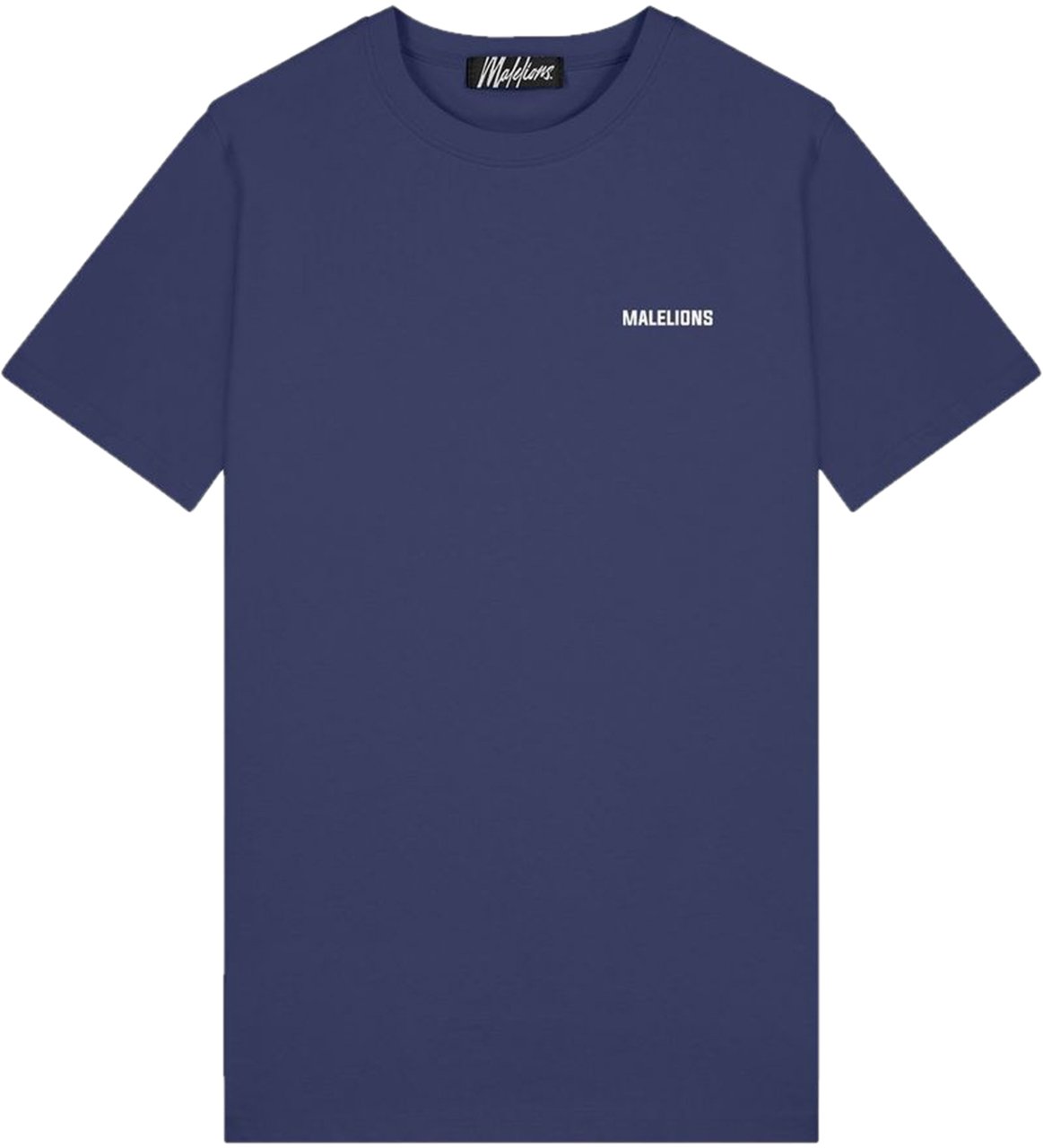 Malelions Logo T-Shirt 2 - Navy Blauw