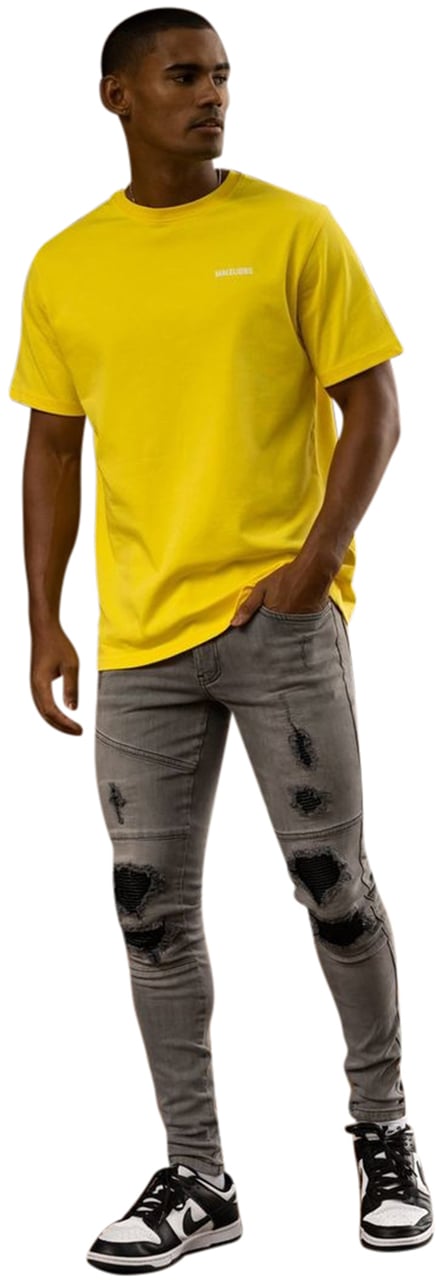 Malelions Logo T-Shirt 2 - Yellow Geel