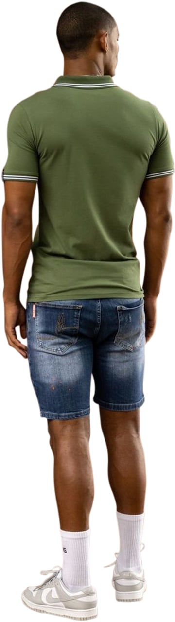 Malelions Signature Polo - Light Army Groen