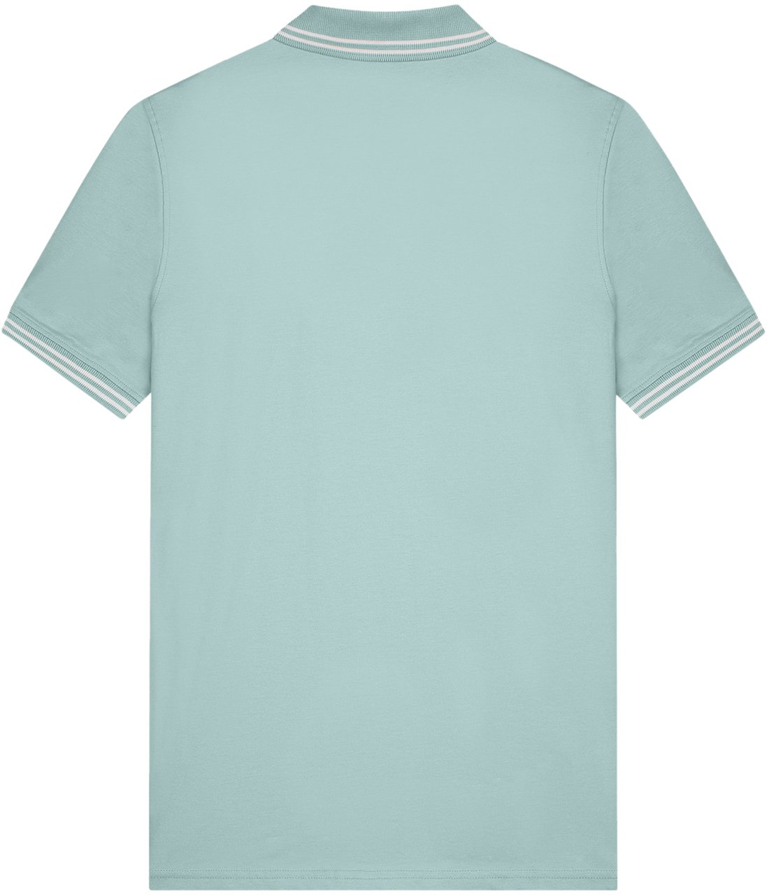 Malelions Signature Polo - Blue Surf Blauw