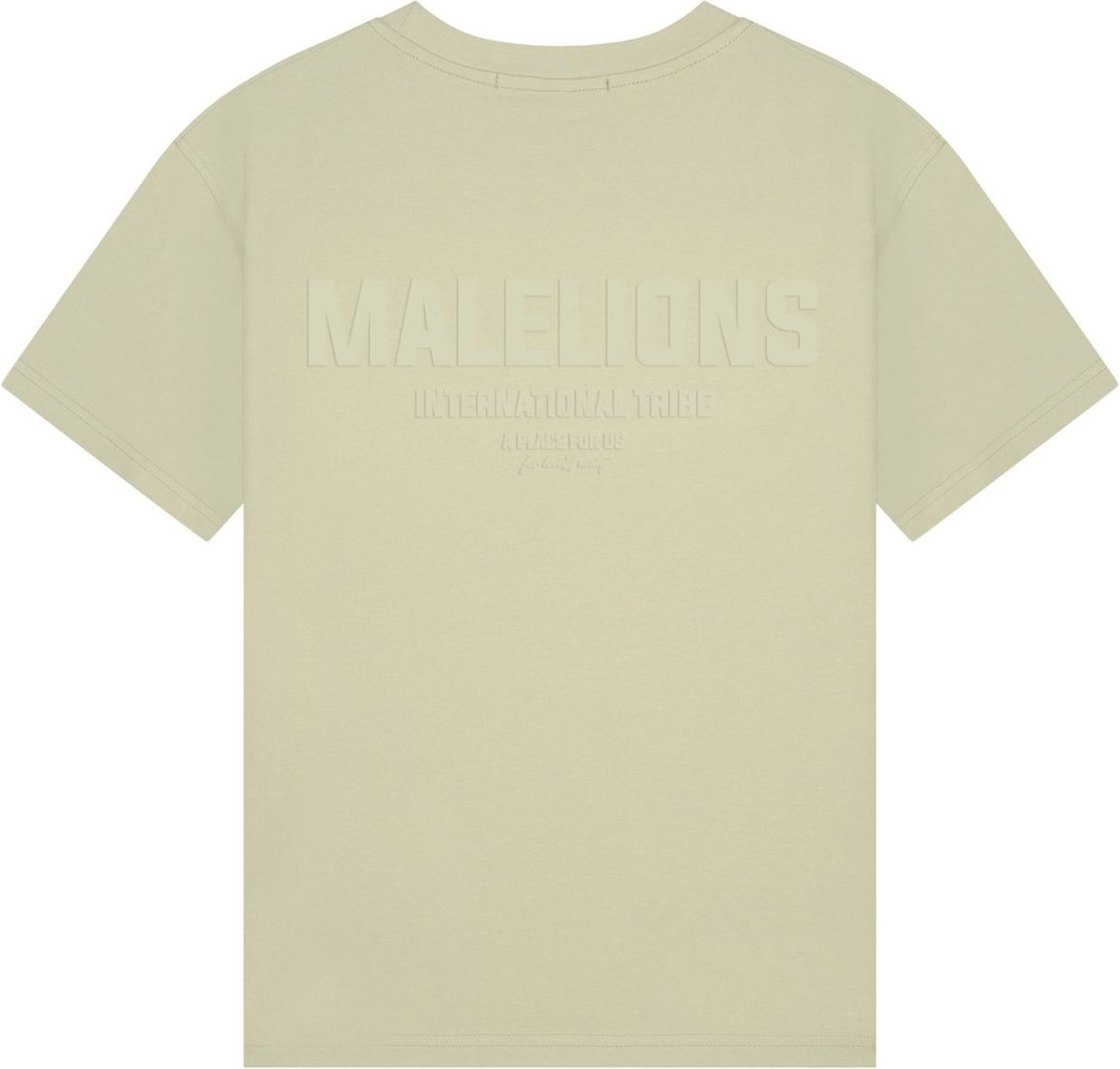 Malelions Tribe T-Shirt - Sage Green Groen