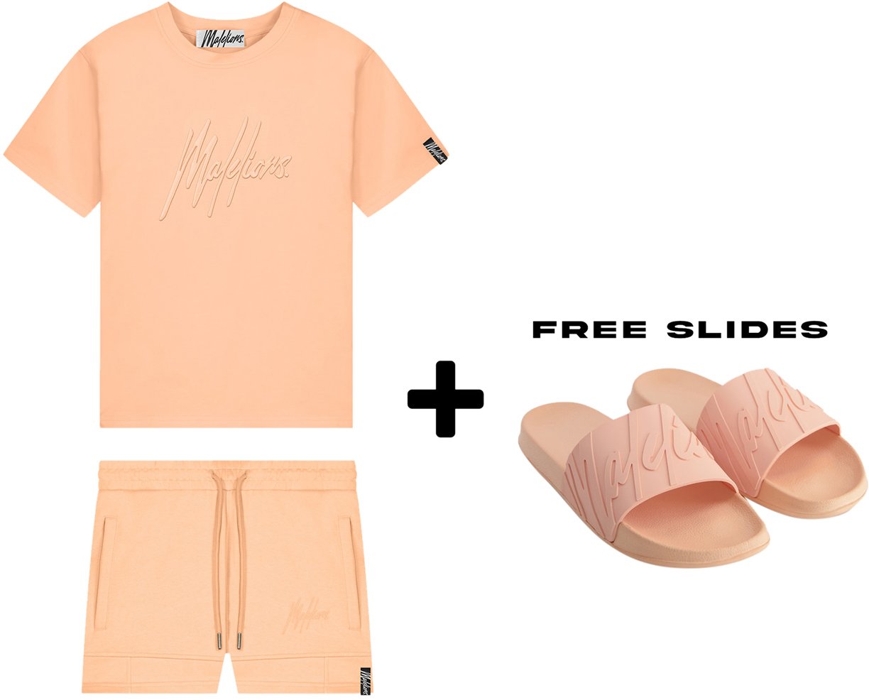 Malelions Essentials Short - Peach Oranje