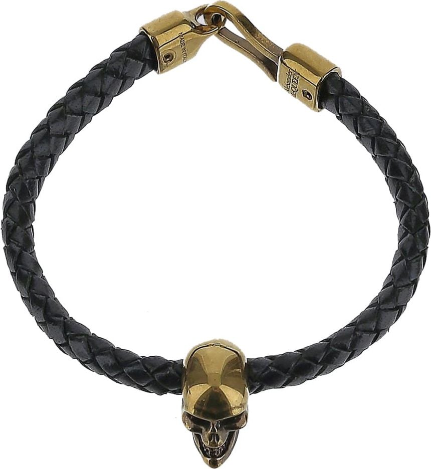 Alexander McQueen Skull Bracelet Zwart