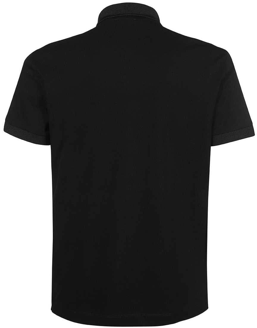 EA7 Jersey Polo Black Zwart