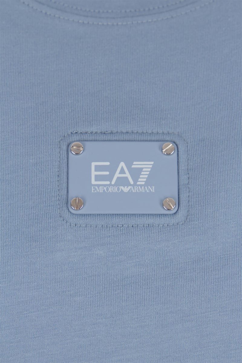 EA7 Jersey T-Shirt Ashley Blue Blauw