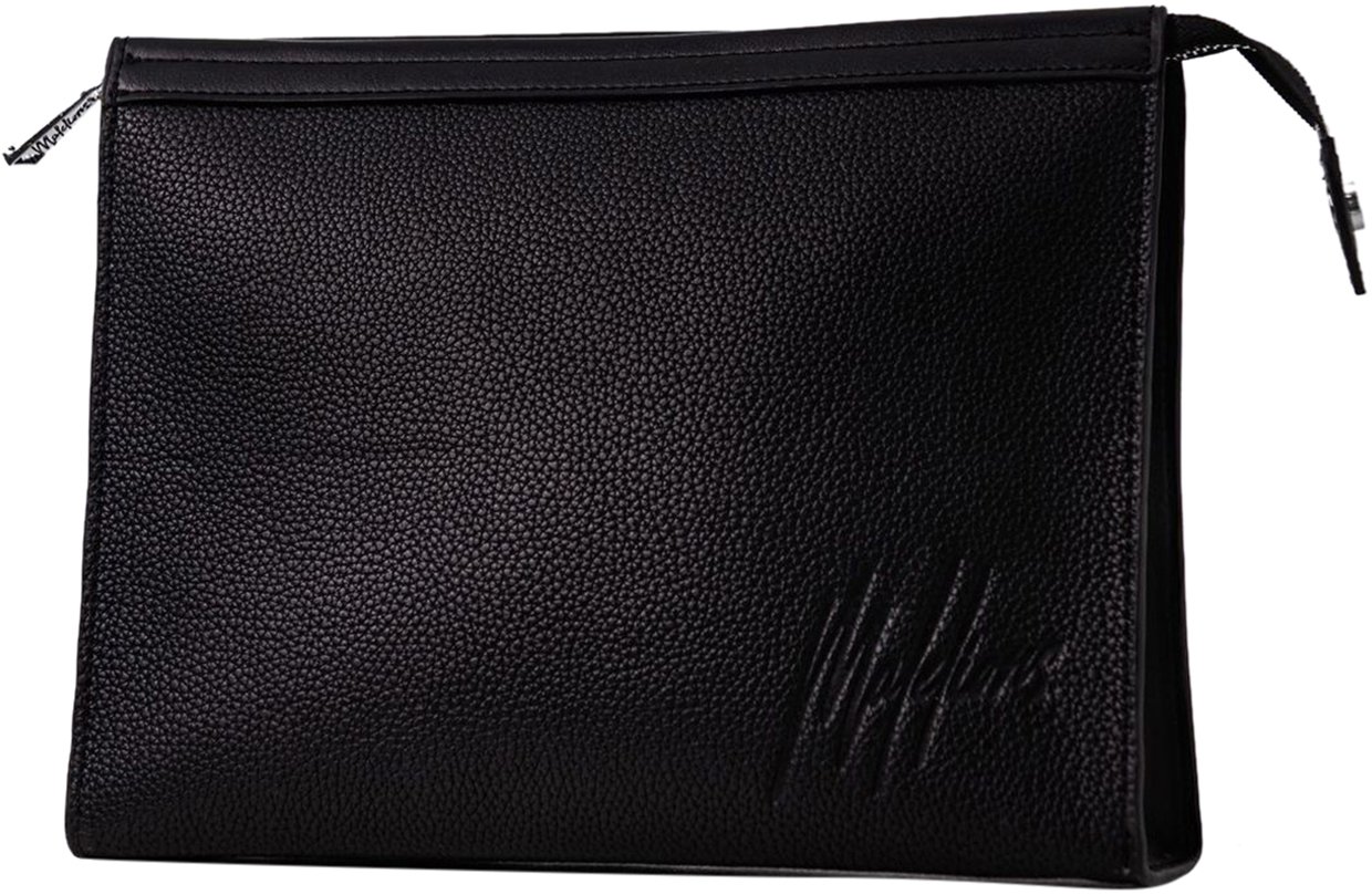 Malelions Signature Toiletry Bag - Black Zwart