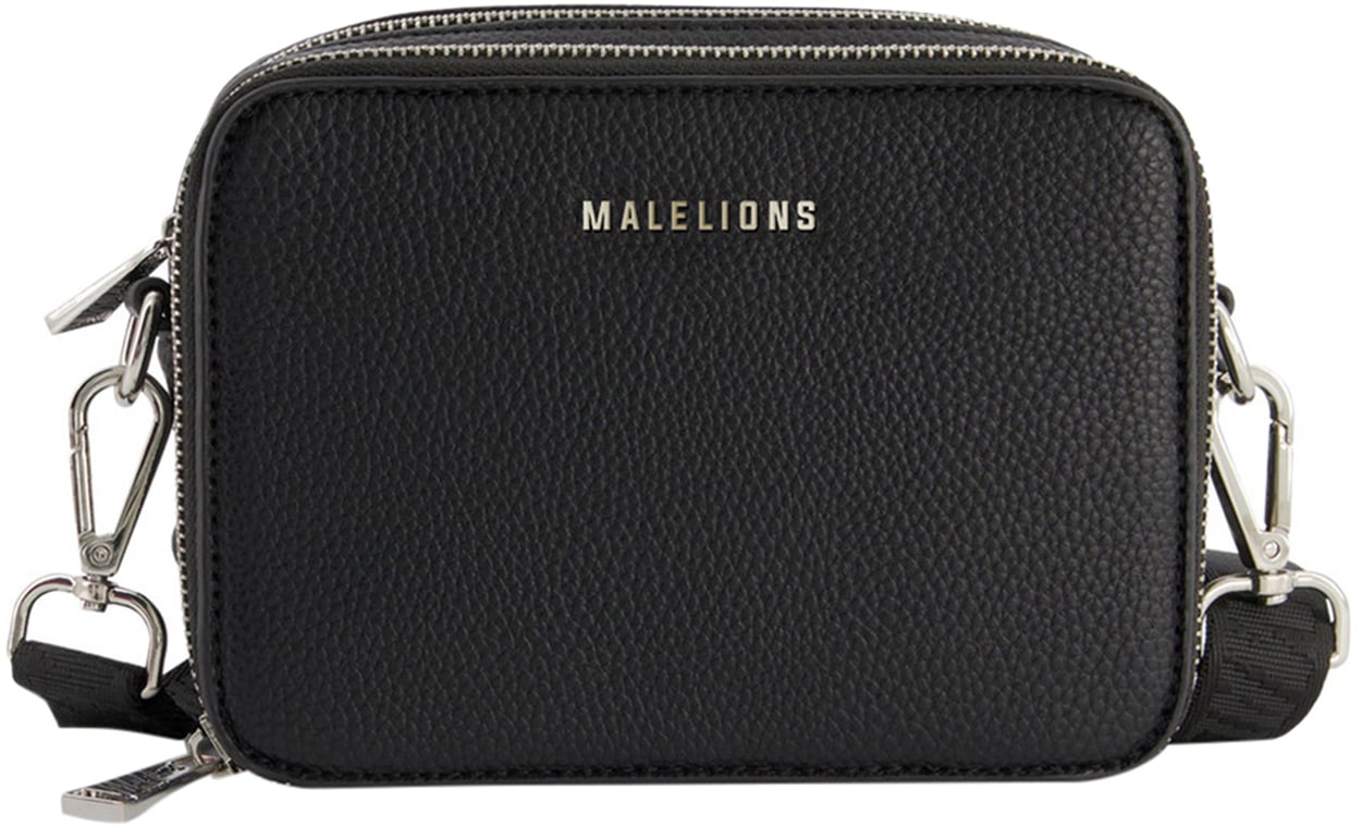 Malelions Lima Messenger Bag - Black Zwart