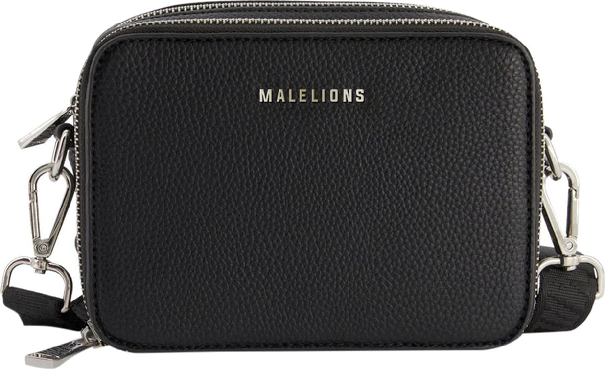Malelions Lima Messenger Bag - Black Zwart