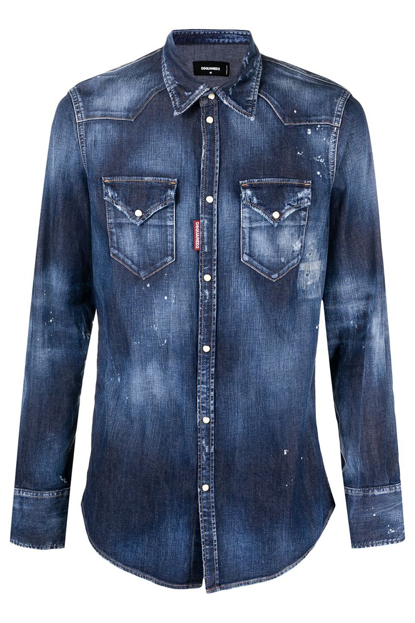 Dsquared2 T-shirts And Polos Blue Blauw