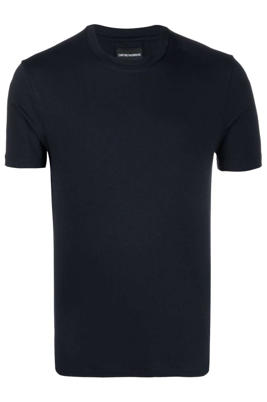 Emporio Armani T-Shirts And Polos Blue Blauw
