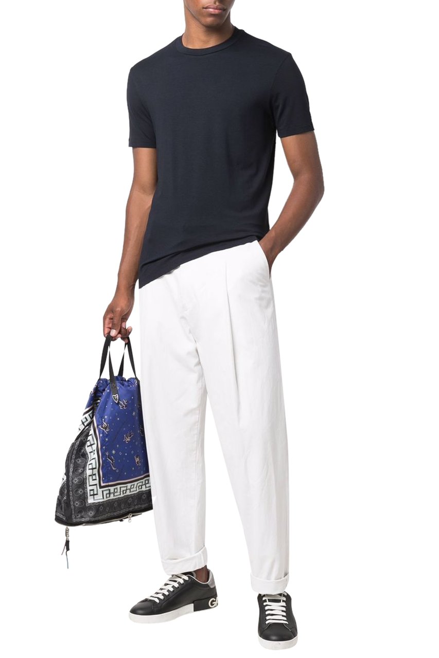 Emporio Armani T-Shirts And Polos Blue Blauw