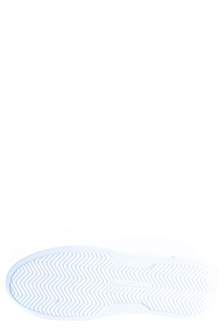 Philippe Model Temple White Leather Sneaker White Wit