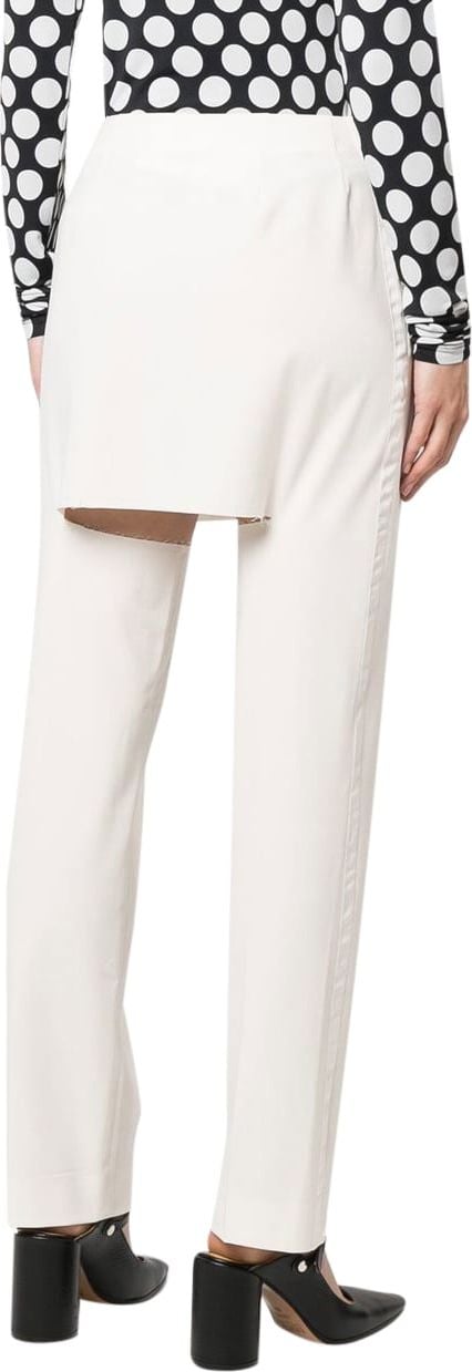 MM6 Maison Margiela Skirtpants Dirty White Wit