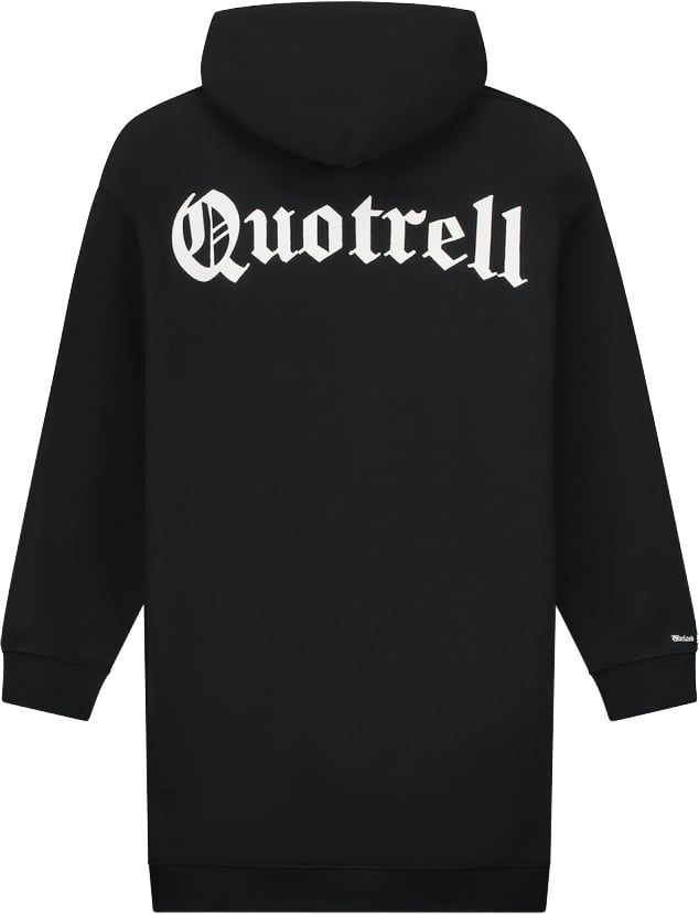 Quotrell Houston Hoodie Dress W | Black / White Zwart