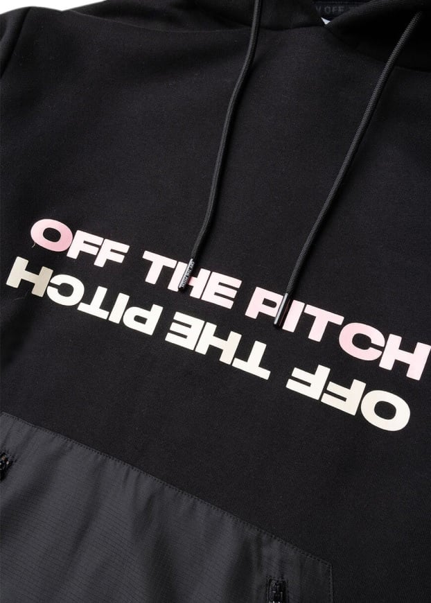OFF THE PITCH Lennox Hoodie Heren Zwart Zwart
