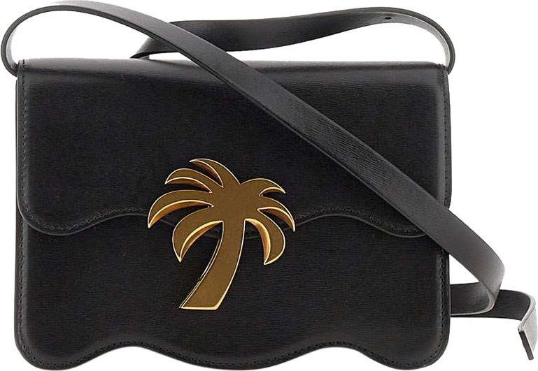 Palm Angels Shoulder Bag Black Zwart