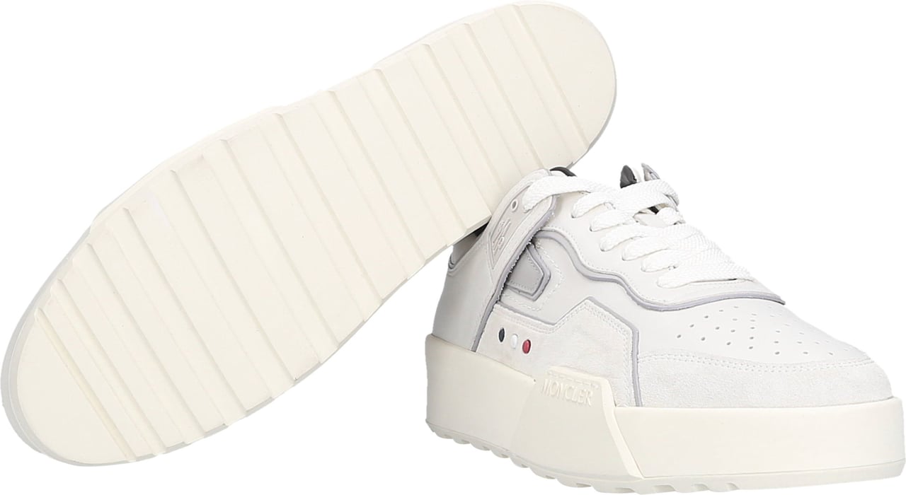 Moncler Low-top Sneakers Pormyx Space Calfskin Lennon Wit