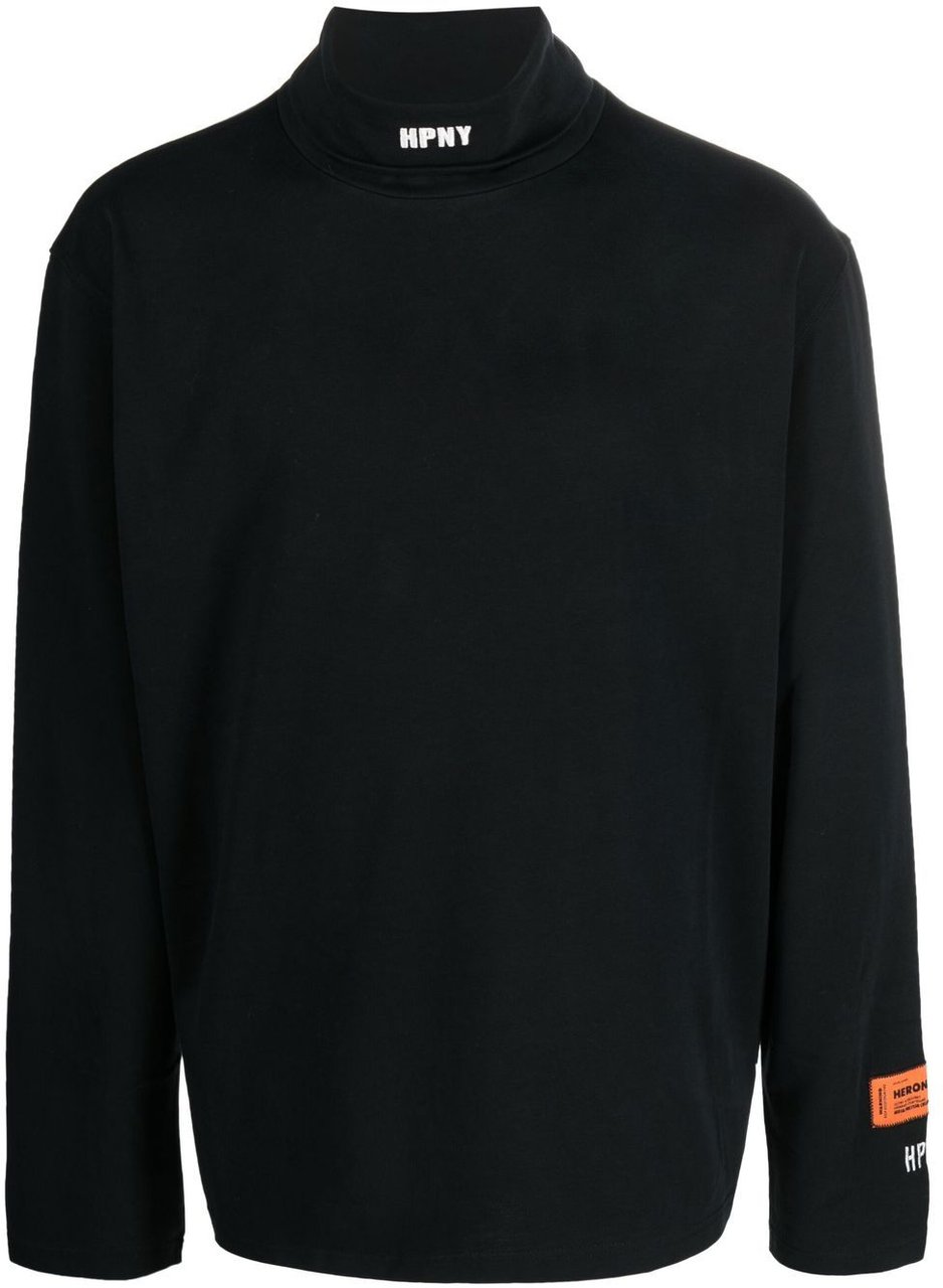 Heron Preston Heren Hpny Emb Rollneck Zwart