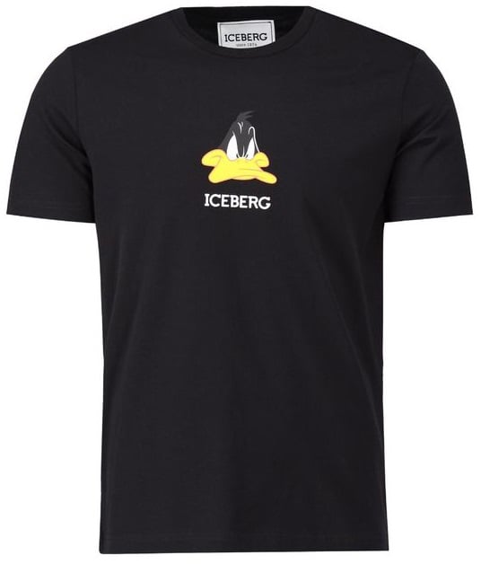 Iceberg 5D T-Shirt Daffy Duck Heren Zwart Zwart