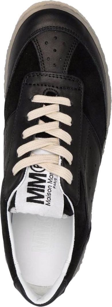 Maison Margiela Mm6 "replica" Low Top Sneakers Zwart