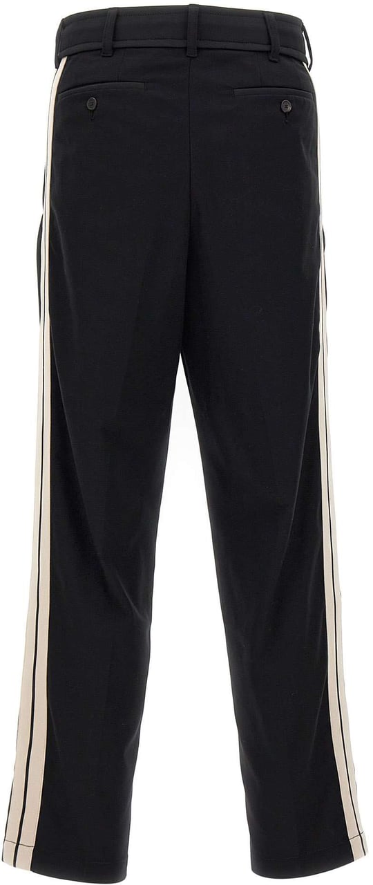 Palm Angels Trousers Black Zwart