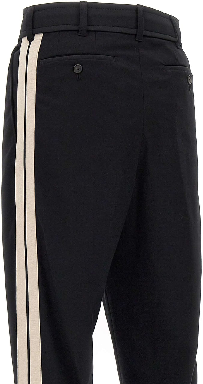 Palm Angels Trousers Black Zwart