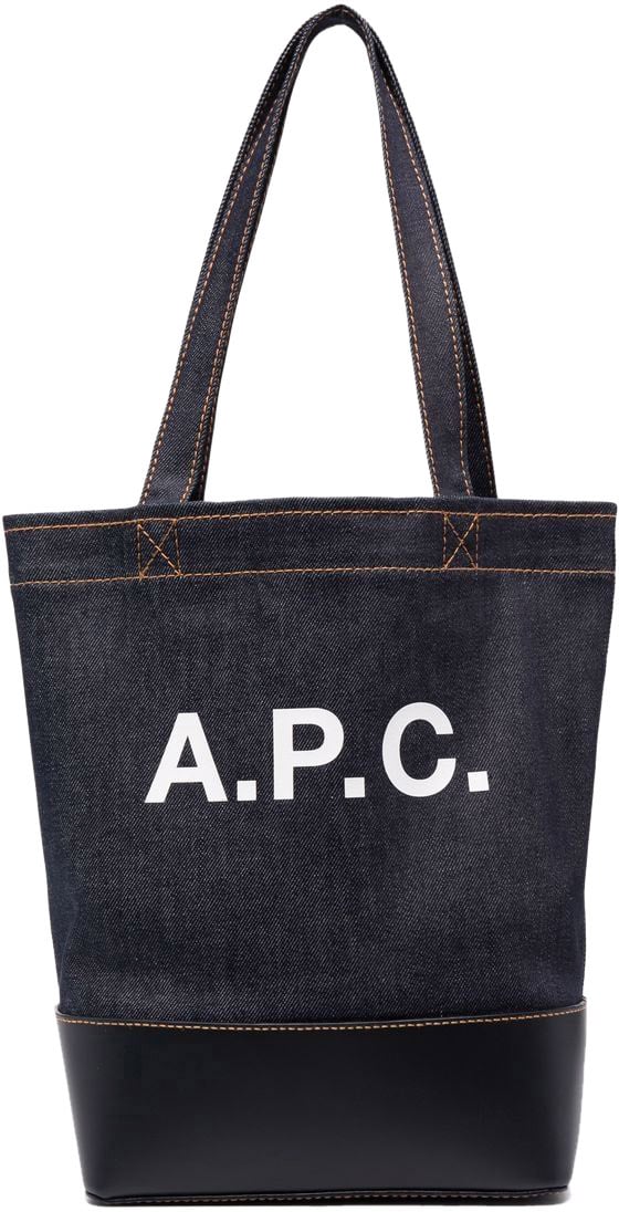 A.P.C. A.P.C. Denim Axel shoulder bag Blauw