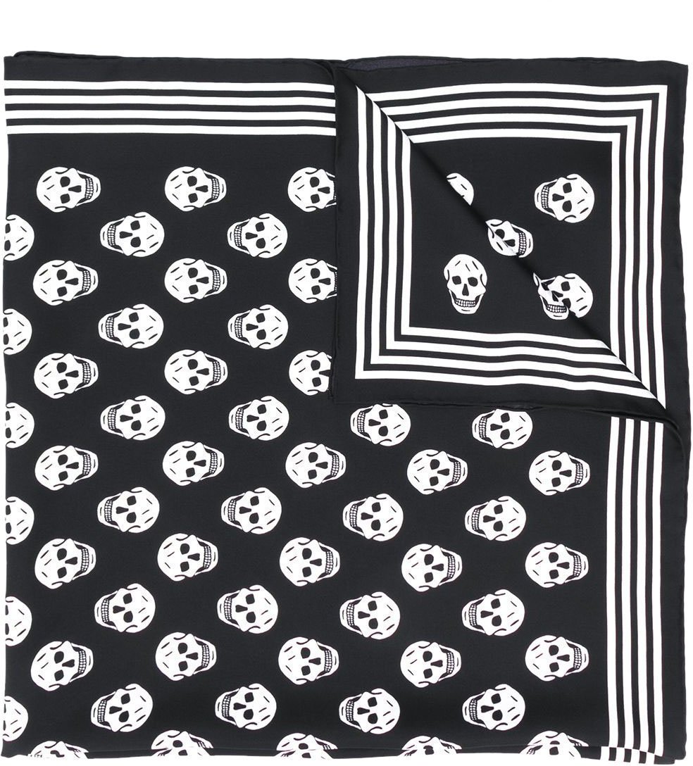 Alexander McQueen Scarfs Black Zwart