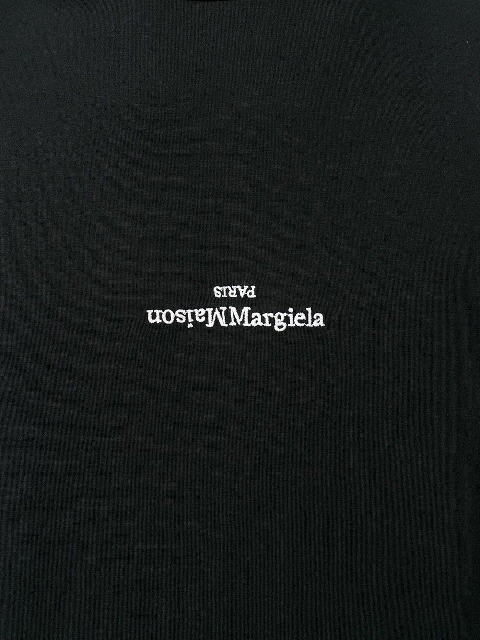 Maison Margiela T-shirts And Polos Black Zwart