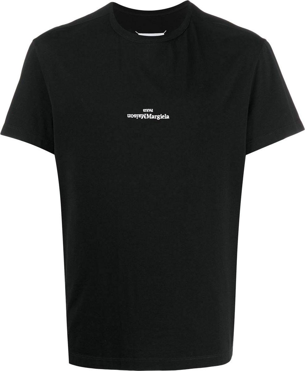 Maison Margiela T-shirts And Polos Black Zwart