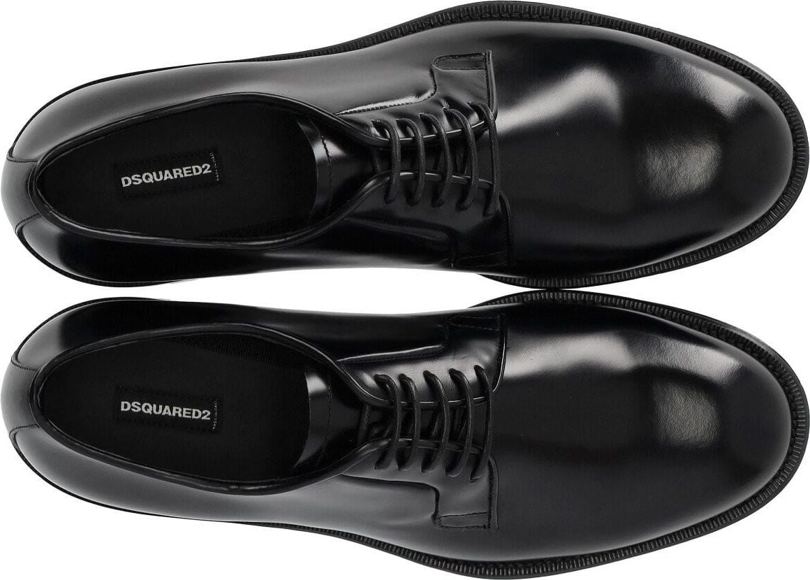 Dsquared2 D2 Classic Black Derby Shoe Black Zwart