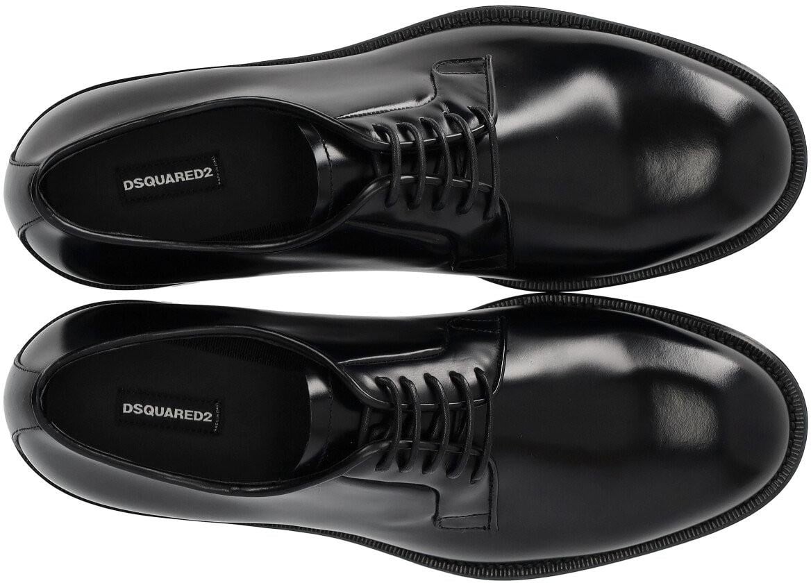 Dsquared2 D2 Classic Black Derby Shoe Black Zwart