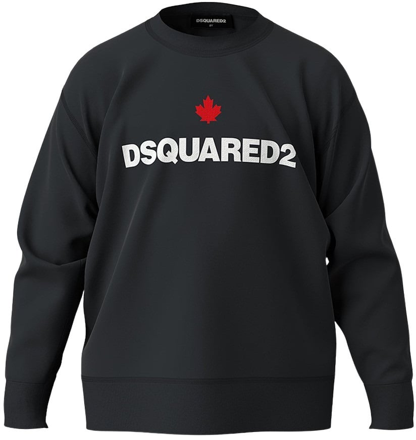 Dsquared2 Slouch Fit Sweater Zwart