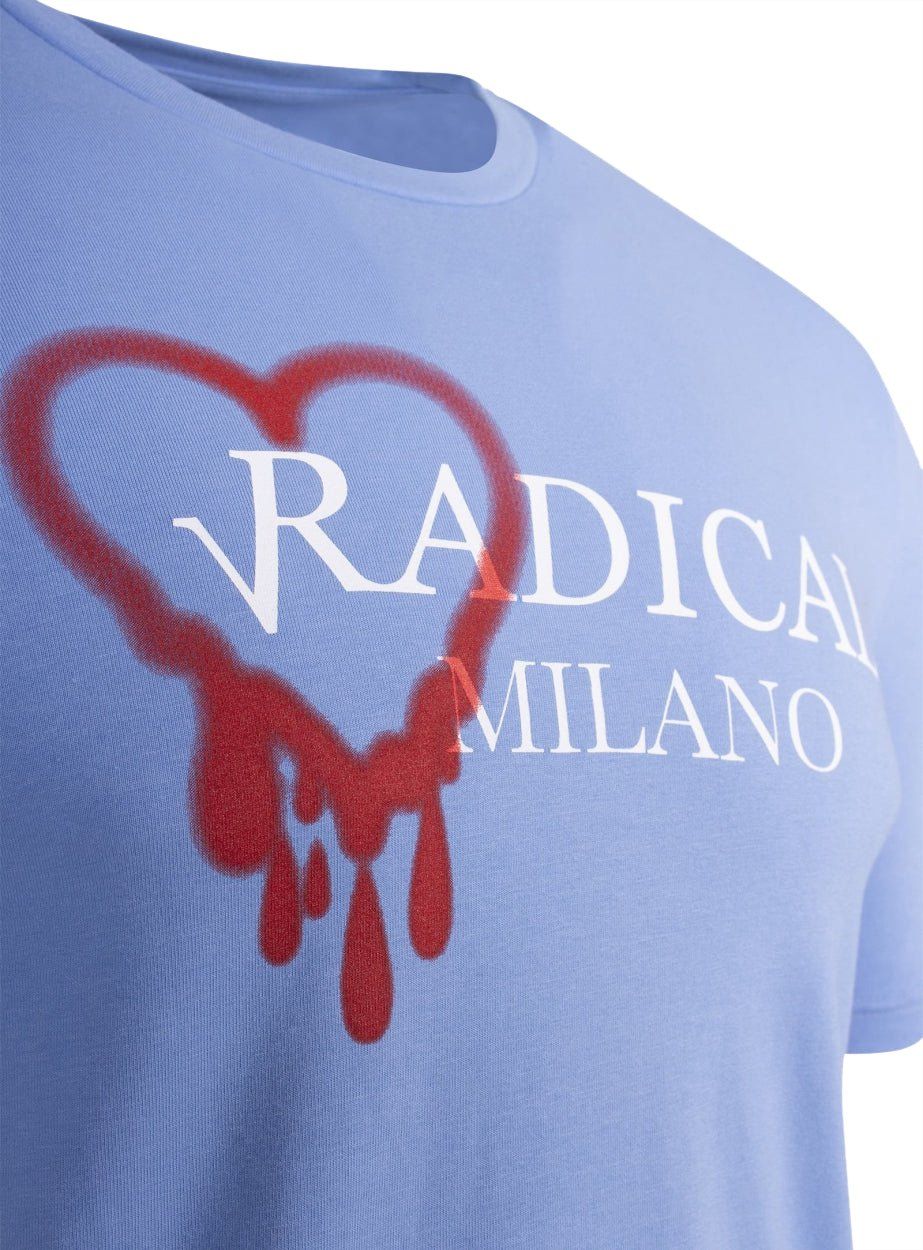 Radical T-SHIRT LUCIO MILANO | Navy Blauw