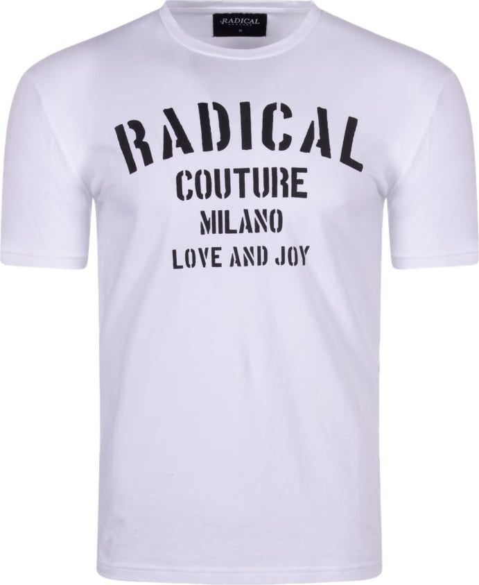 Radical T-SHIRT ELIO MILANO LOVE AND JOY | White Wit